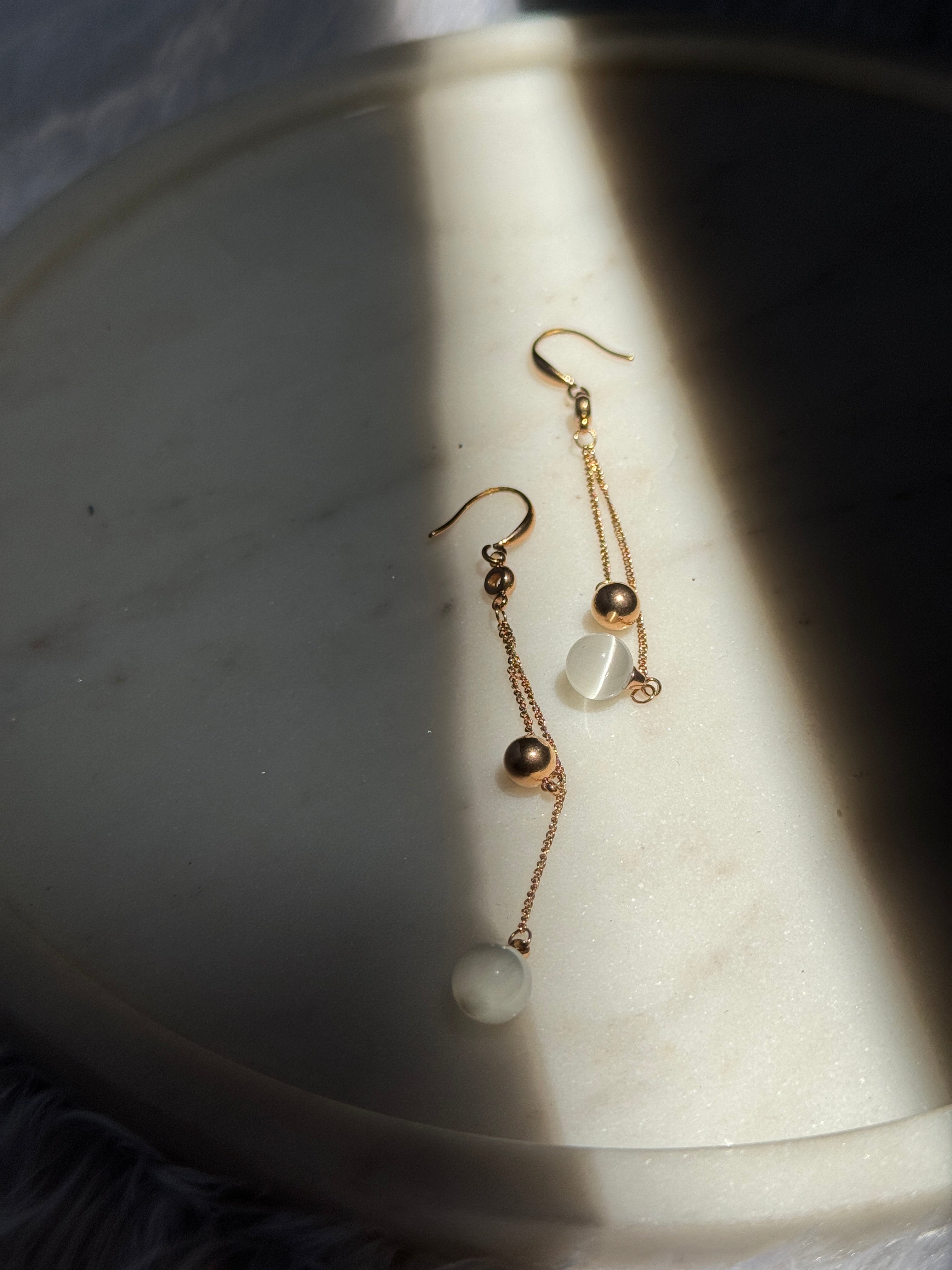 Ball Hanging Earrings