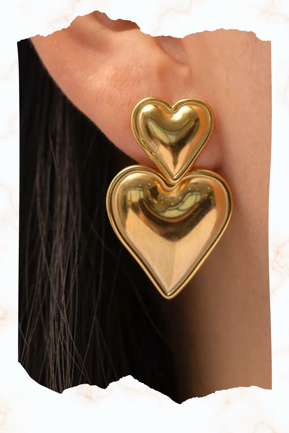 Puffed Heart Earrings