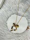 Retro Bowknot Necklace | Bow chain