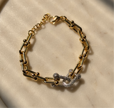 Diamond Hardware Bracelet