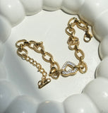 Euridice Heart Bracelet