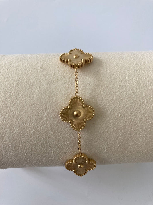 Gold Clover Bracelet