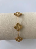 Gold Clover Bracelet