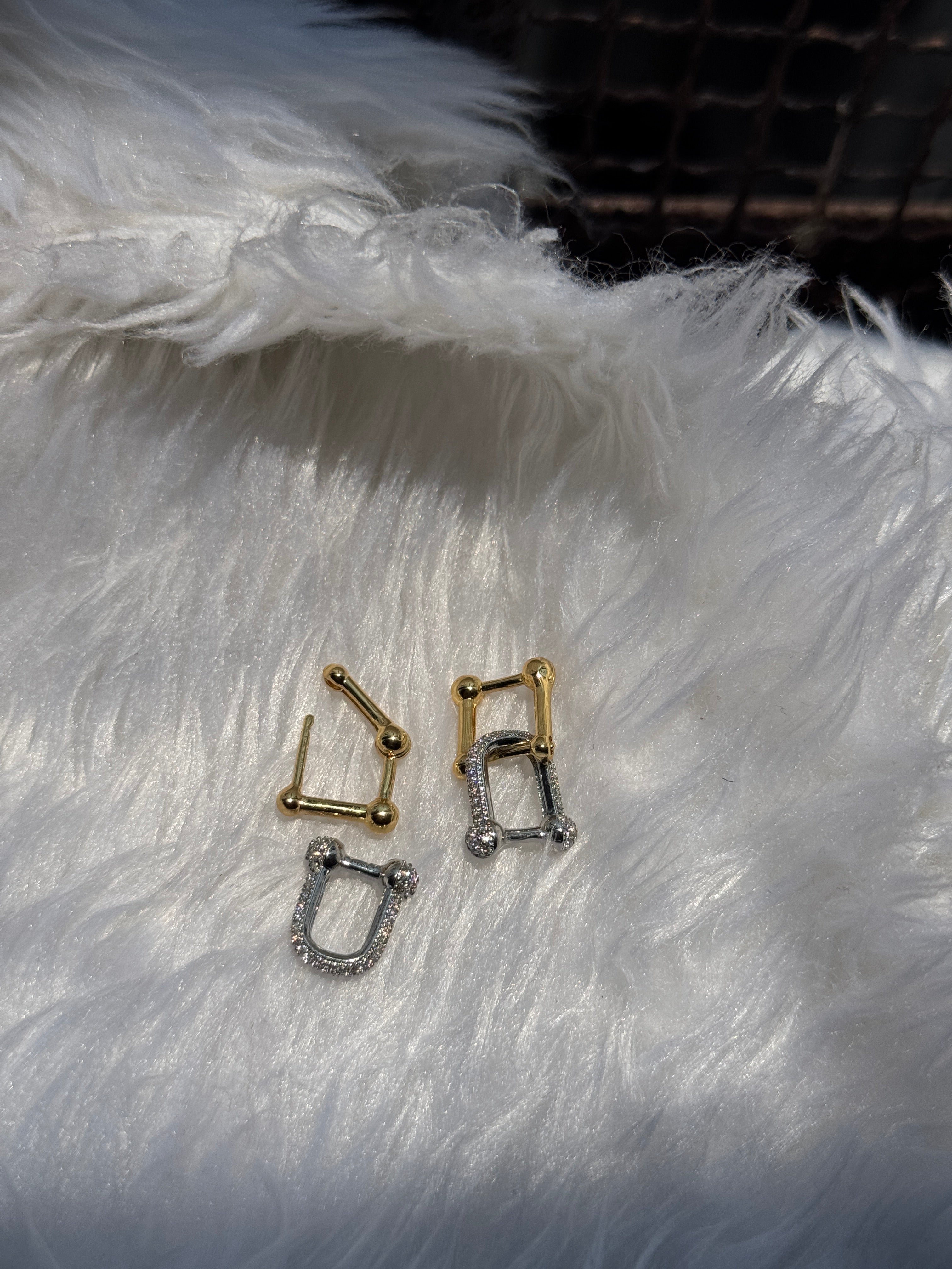 Hardware Earrings ( Two way)