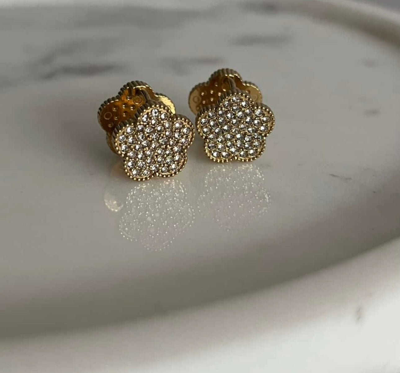 Cosmo Diamondè Earring - 18k gold plated