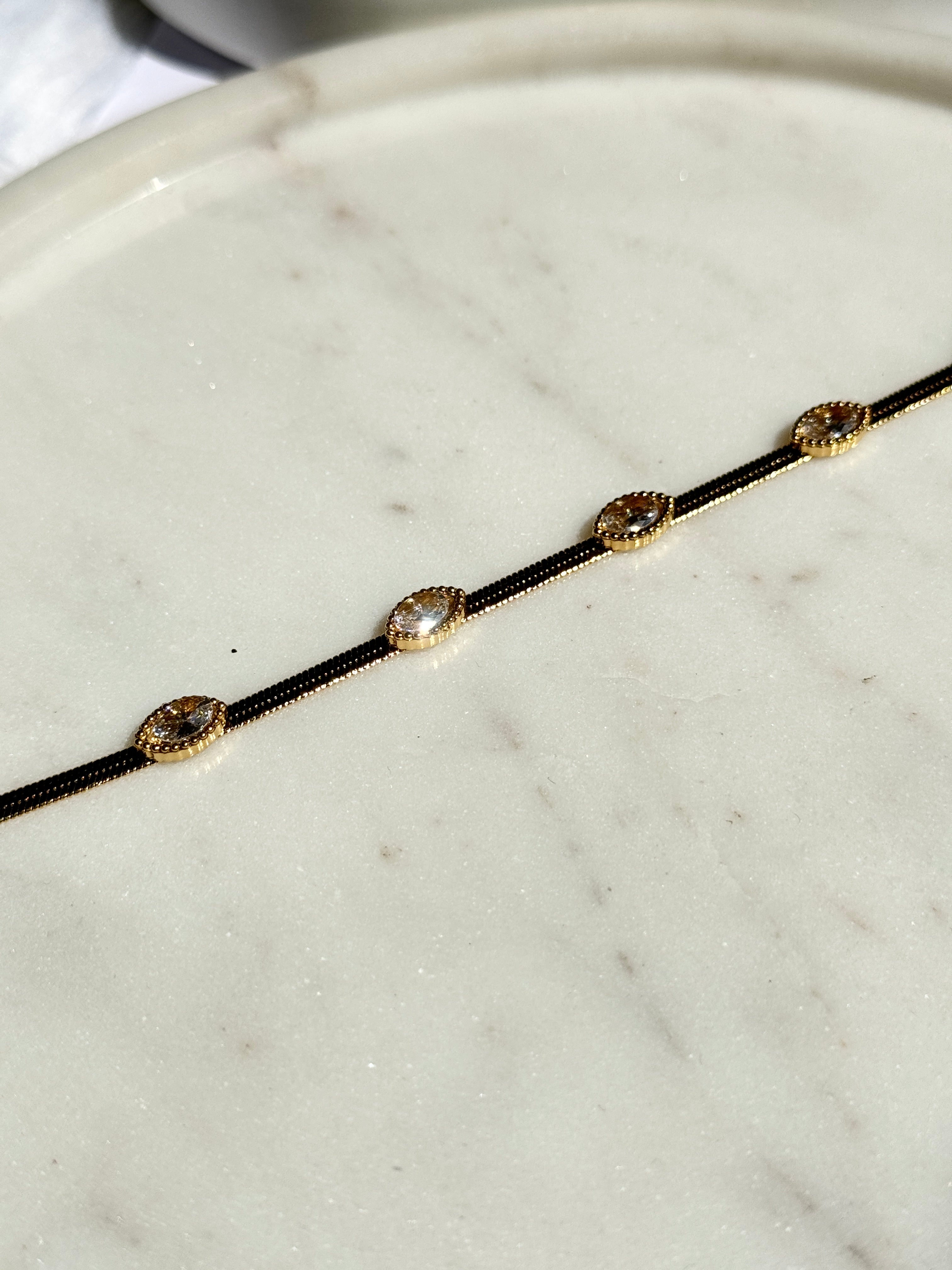 Oval Stone Bracelet