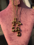 BuBBle Letter Necklace